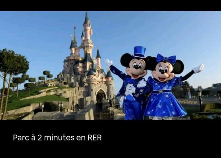 Sweet Appartement Disneyland Paris Parking 300M Station Val D'Europe Chessy Kültér fotó